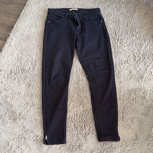 Zara Women's Skinny Jeans - Dark Blue